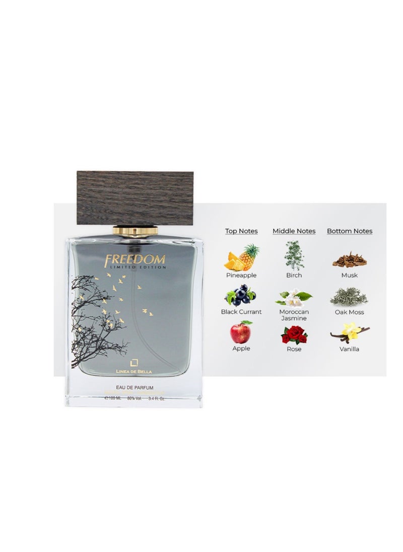 Linea De Bella Linea De Bella Freedom Limited Edition EDP 100ml  - Image 4