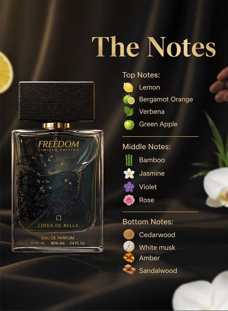 Linea De Bella Freedom Limited Edition EDP 100ml - Image 2
