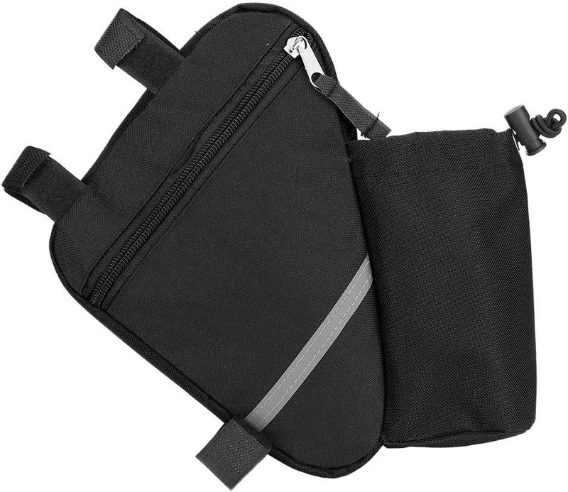 woobles Bicycle Frame Bag, Bicycle Repair Kits Tools Bag Bike Rack Triangle Water Bottle Kettle Bags - Image 3