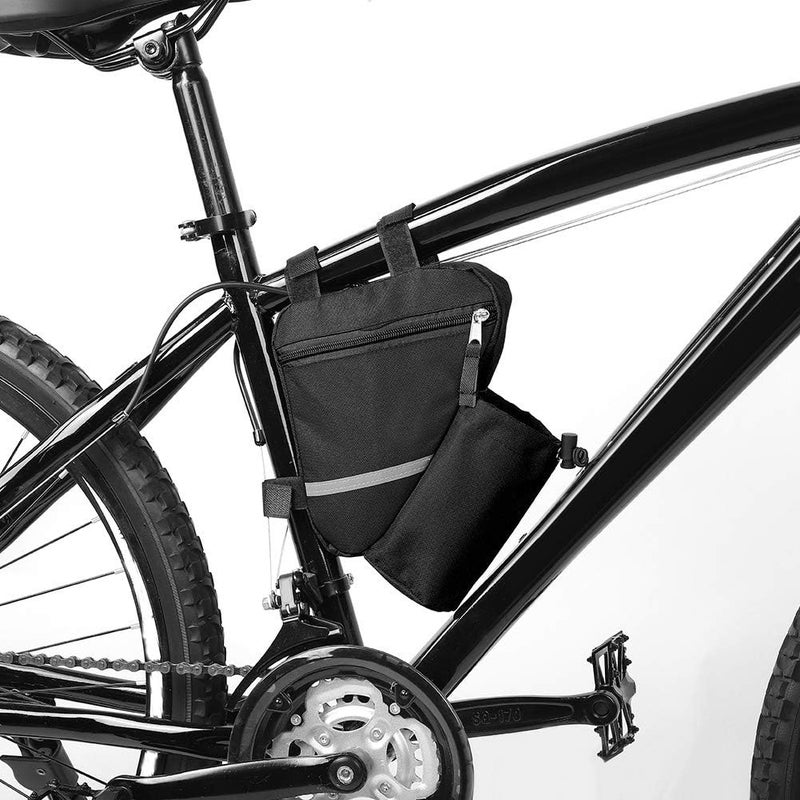 woobles Bicycle Frame Bag, Bicycle Repair Kits Tools Bag Bike Rack Triangle Water Bottle Kettle Bags - Image 5