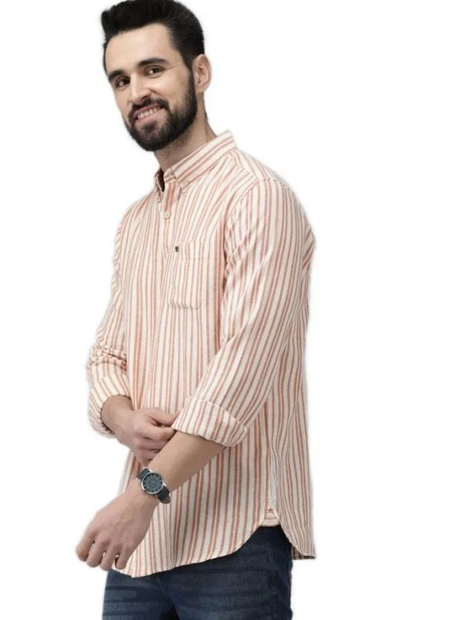 ذا بير هاوس قميص رجالي كلاسيكي بأزرار للمناسبات الرسمية والكاجوال