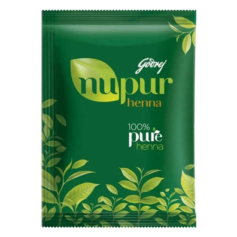 Godrej Nupur Henna Natural Mehndi for Hair Color with Goodness of 9 Herbs 120gram X 3Packs - Image 3