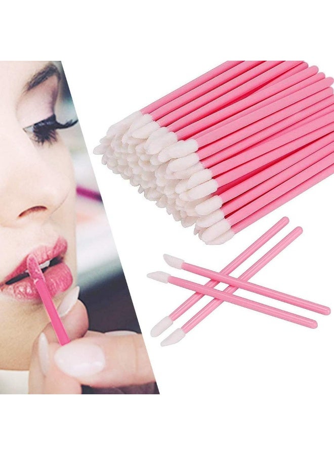 Meetion 100 قطعة فرش شفاه قابلة للاستخدام لمرة واحدة أدوات مكياج تطبيق ملمع الشفاه عصي أحمر الشفاه - Image 2