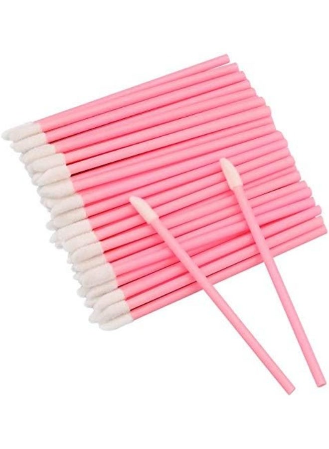 Meetion 100 قطعة فرش شفاه قابلة للاستخدام لمرة واحدة أدوات مكياج تطبيق ملمع الشفاه عصي أحمر الشفاه - Image 1