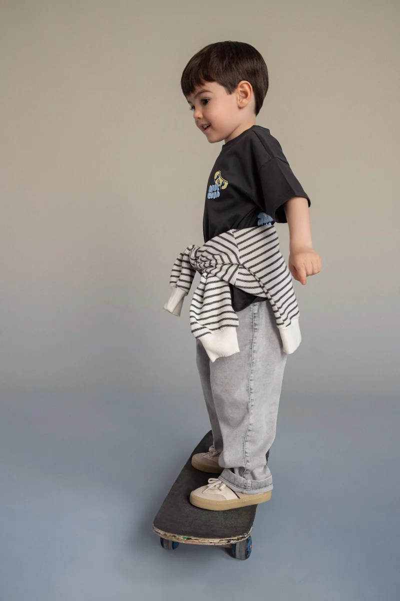ديفاكتو Baby Boy Elastic Waist Jeans