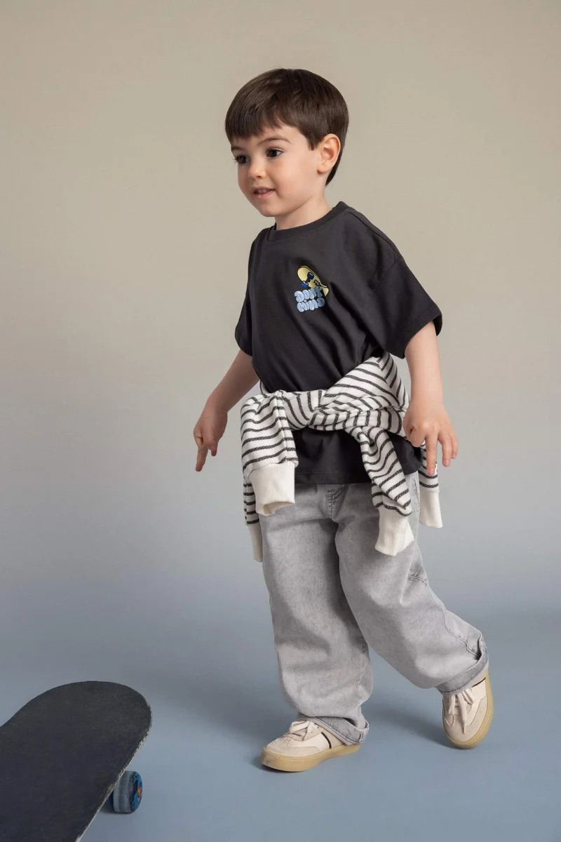 ديفاكتو Baby Boy Elastic Waist Jeans