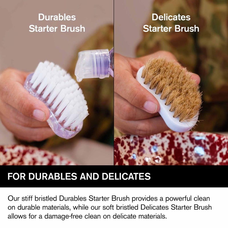 Jason Markk Starter Box, Shoe Cleaning Kit, 5-Piece Set, Deep Cleaning Solutions, Two Brushes, & Microfiber Towel, Sneaker Care, Ideal for Footwear, Safe on Leather, Suede, Nubuck, Cotton, Knits, 2oz - Image 5