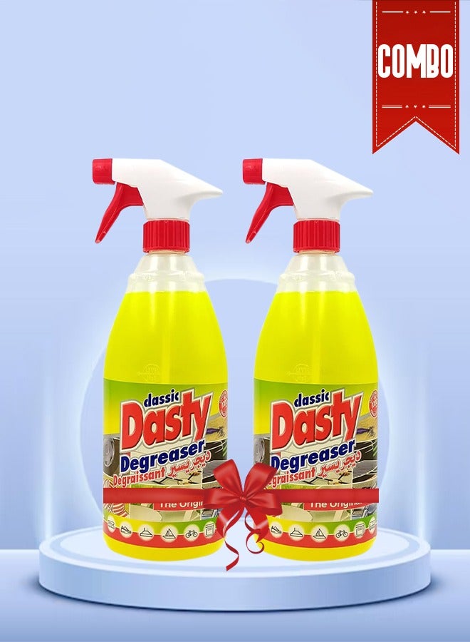Dasty Combo - Buy 2 Pieces Dasty Degreaser Multi Purpose Cleaning Spray Classic Italian - 1 Liter - Image 1