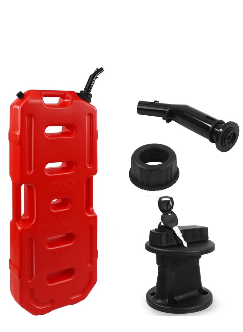 Generic Transfer Tank gasline Storage Tanks – 20L / 5.28 Gallon - Redwith Mounting Bracket – Emergency Backup Tank for Car, Motorcycle, UTV, SUV, ATV, Off-Road Vehicles  - Image 1