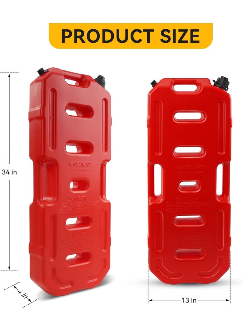 Generic Transfer Tank gasline Storage Tanks – 20L / 5.28 Gallon - Redwith Mounting Bracket – Emergency Backup Tank for Car, Motorcycle, UTV, SUV, ATV, Off-Road Vehicles  - Image 3