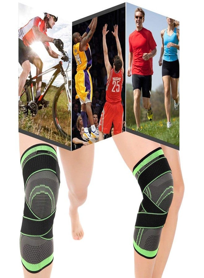 GymWar Knee Sleeve, Compression Fit Support -for Joint Pain and Arthritis Relief, Improved Circulation Compression - Wear Anywhere - Pair - Image 5