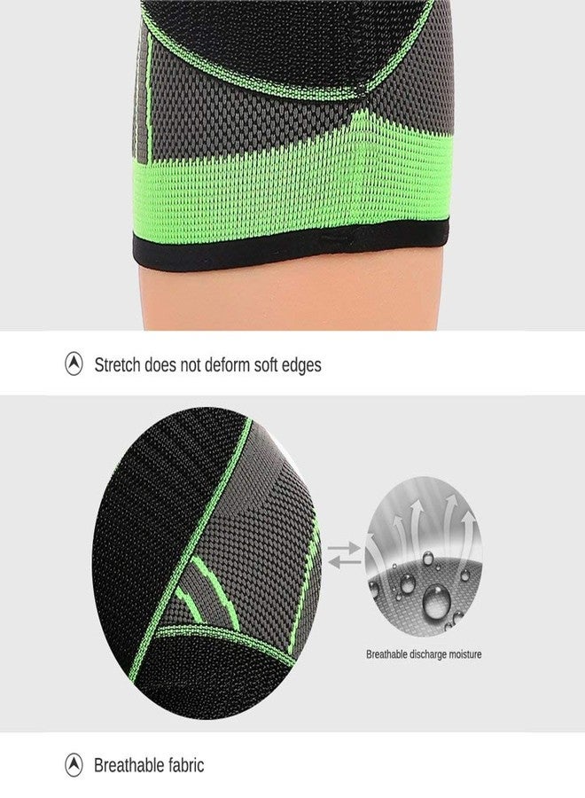 GymWar Knee Sleeve, Compression Fit Support -for Joint Pain and Arthritis Relief, Improved Circulation Compression - Wear Anywhere - Pair - Image 3