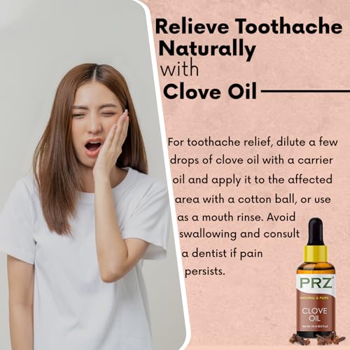 PRZ Clove Essential Oil - Pure Natural & Therapeutic Grade Oil for Aromatherapy Body Massage, Skin Care & Hair Care, 15 ml - Image 4