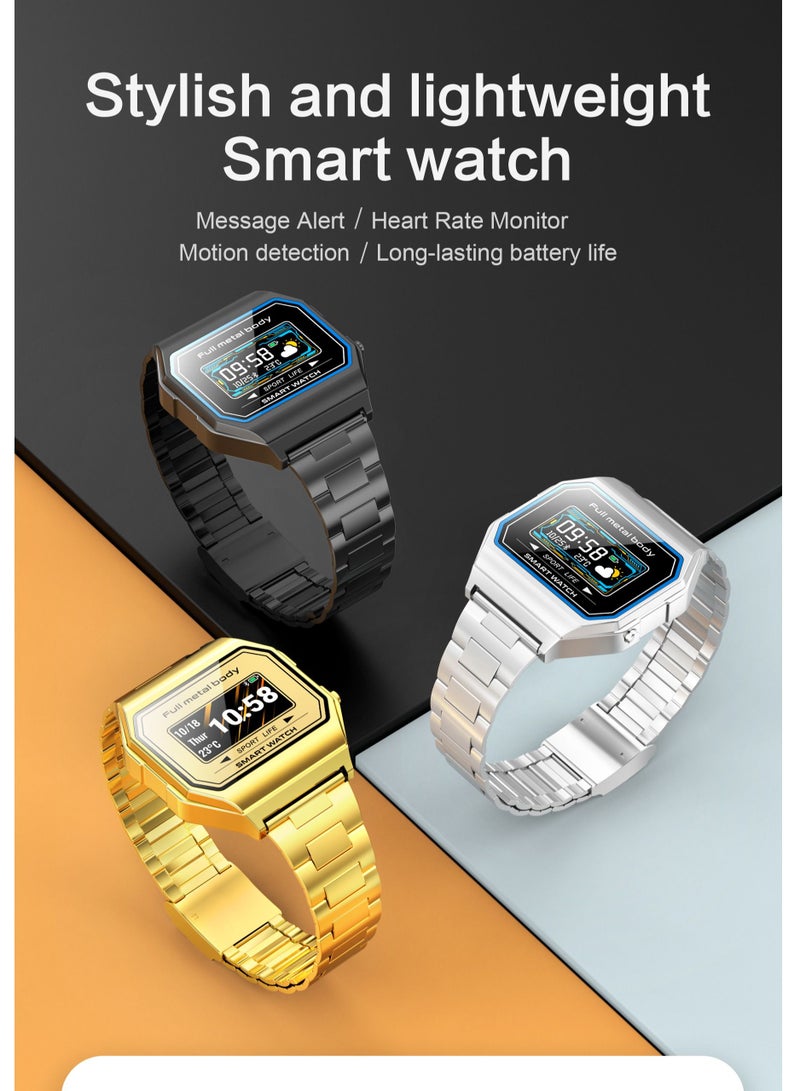 AROAQ KW18 Men Smart Watches IP67 Waterproof Watch Blood Pressure Monitor Heart Rate GPS Sports Smartwatch for Android iOS - Image 5