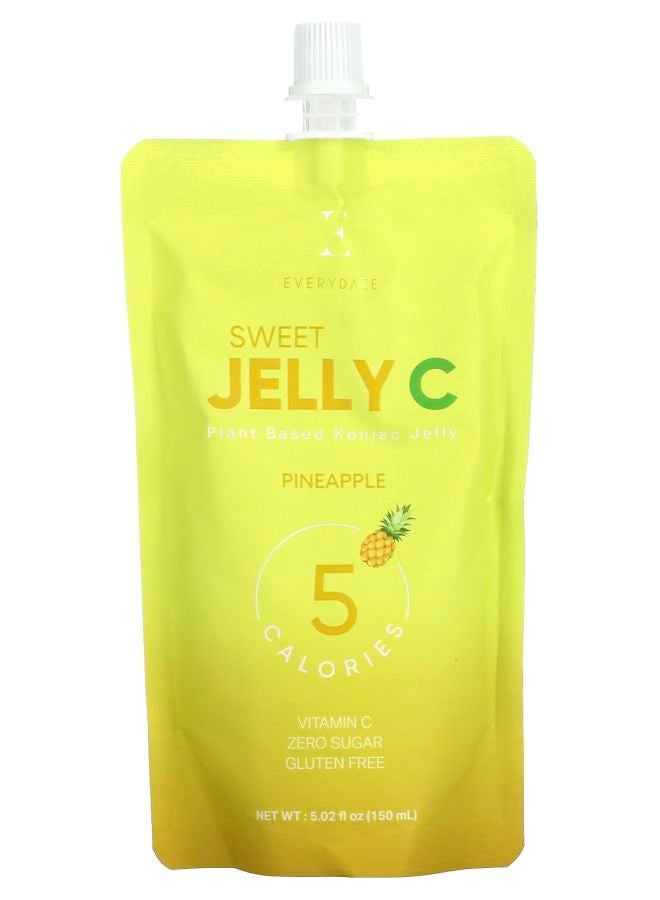 Sweet Jelly C Plant Based Konjac Jelly Drink Pineapple 5.02 fl oz (150 ml)