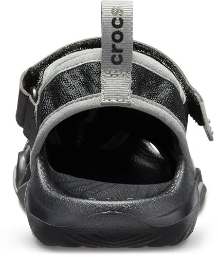 Crocs Swiftwater Mesh Deck Sandal Black 12 - Image 2