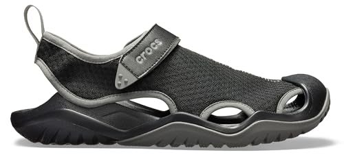 Crocs Swiftwater Mesh Deck Sandal Black 12 - Image 5