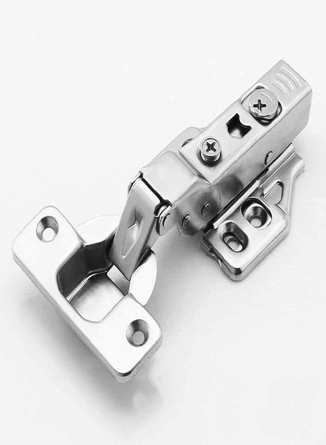 Volo European Style Mild Steel Adjustable 3D Clip-on Soft Close Concealed Cabinet Hinges,(2 pcs, 1 Set) (8*- Half Overlay, 4) - Image 1