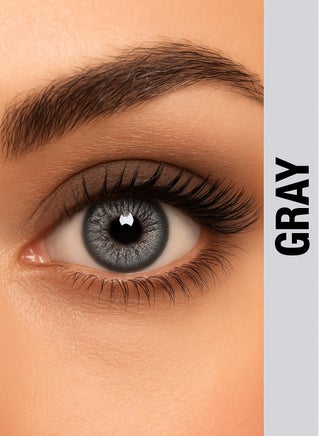 Lacelle Monthly Tri Kolor Contact Lenses - Grey