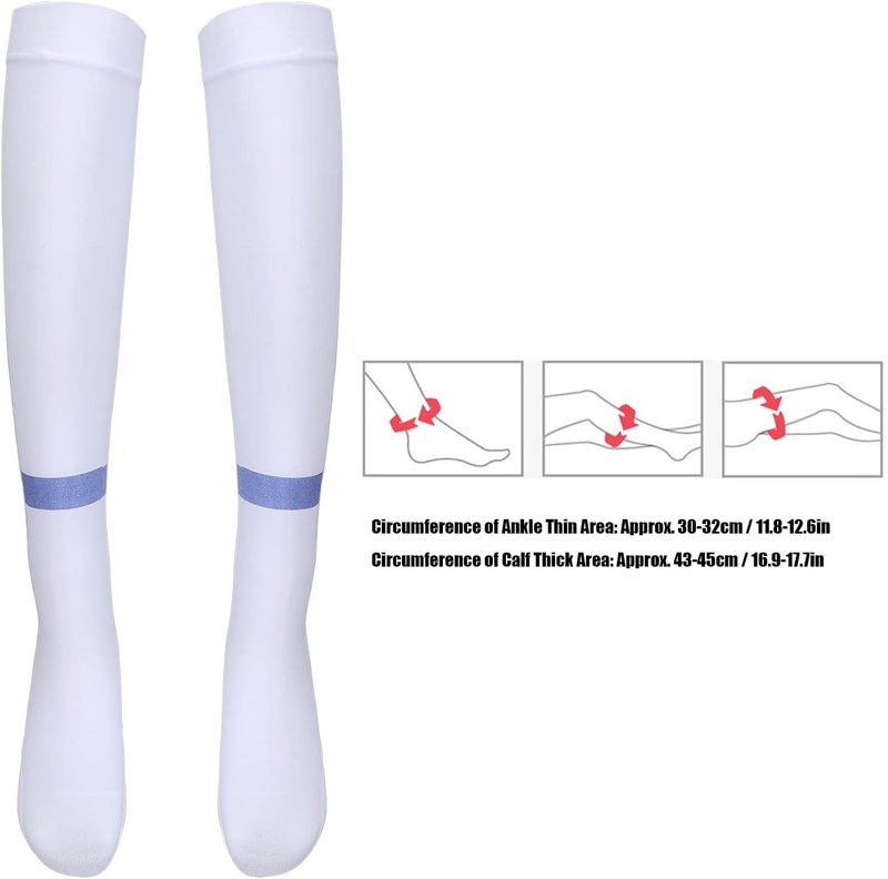 klarako Knee High Compression Stockings, Openklarako Toe 15klarako 20 mmHg Circulation Stockings for nkle & Arch Support, Swelling, Varicose Veins XXL - Image 5