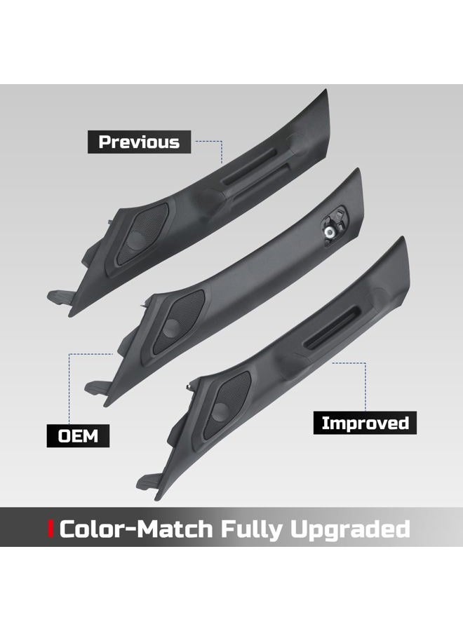 bgucar Driver Side A-Pillar Grab Handle for Toyota Tacoma Gen 4th (2024-2026), OEM-Style Texture, Matches Passenger Side, Sturdy & No Creaking Noise, Easy Installation - Image 2