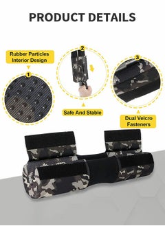 GROIC Barbell Pad for Hip Thrust,Squat Bar Pad with Closure,Neck & Shoulder Protective Pad for Squats,Lunges,Hip Thrusts-Fits All Standard and Olympic Bars,Sports Equipment  - Image 2