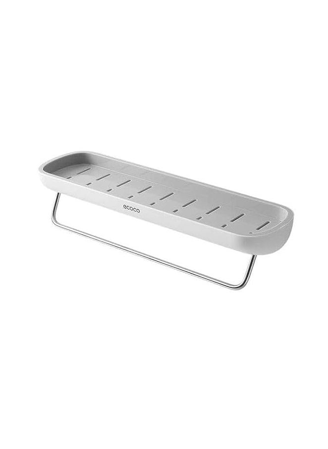 Spaceshoop - Bathroom Shelf Storage Rack Holder Wall Mounted Shampoo Spices Shower Organizer Bathroom Accessories Without Pole - Image 1