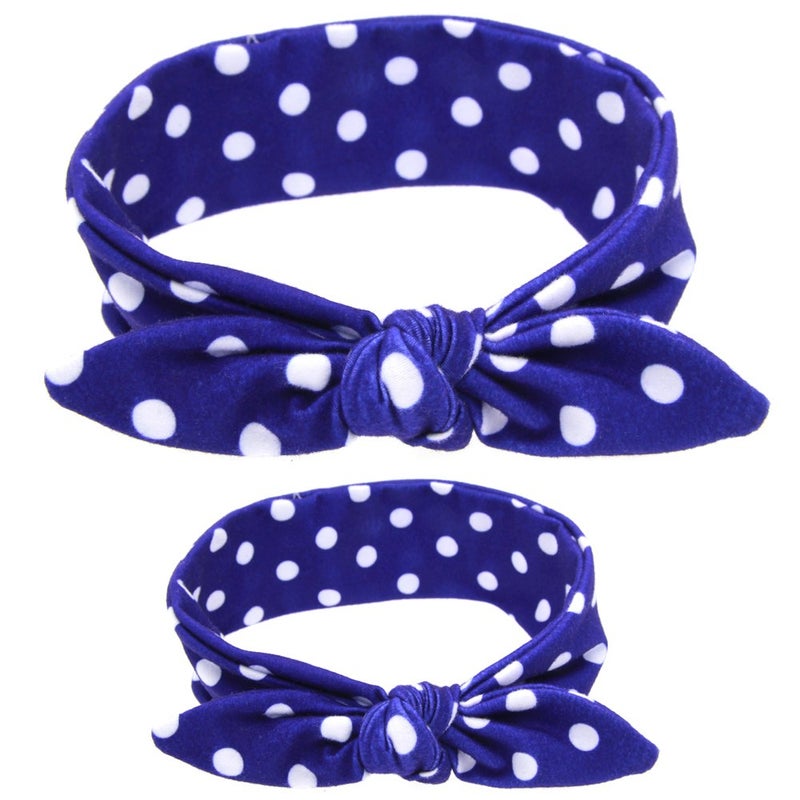 WeCoola Mommy and Me Headband Set is Matching Headbands for Mother  Daughter Gift for Mom  Baby Girl  Mom Headband Or Hairbands with Bunny Ears Headwrap for New Mom  Newborn Infant Toddle 12Pack6sets - Image 2
