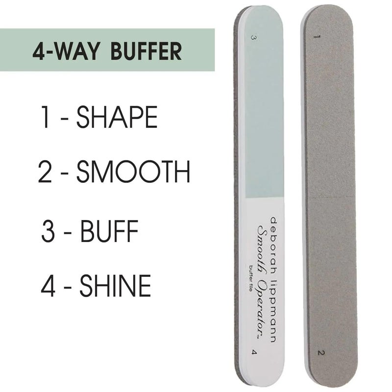 Deborah Lippmann Smooth Operator Nail Buffer File | 4-Way High Gloss Nail Buffer - Image 2