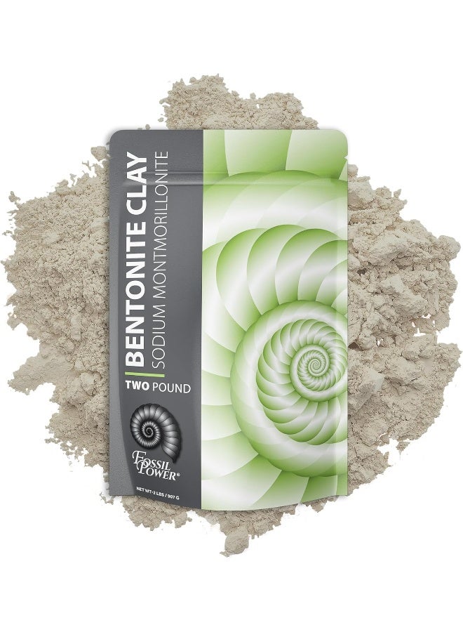 FOSSIL POWER Bentonite Clay Food Grade Powder 2 Lb - Image 1