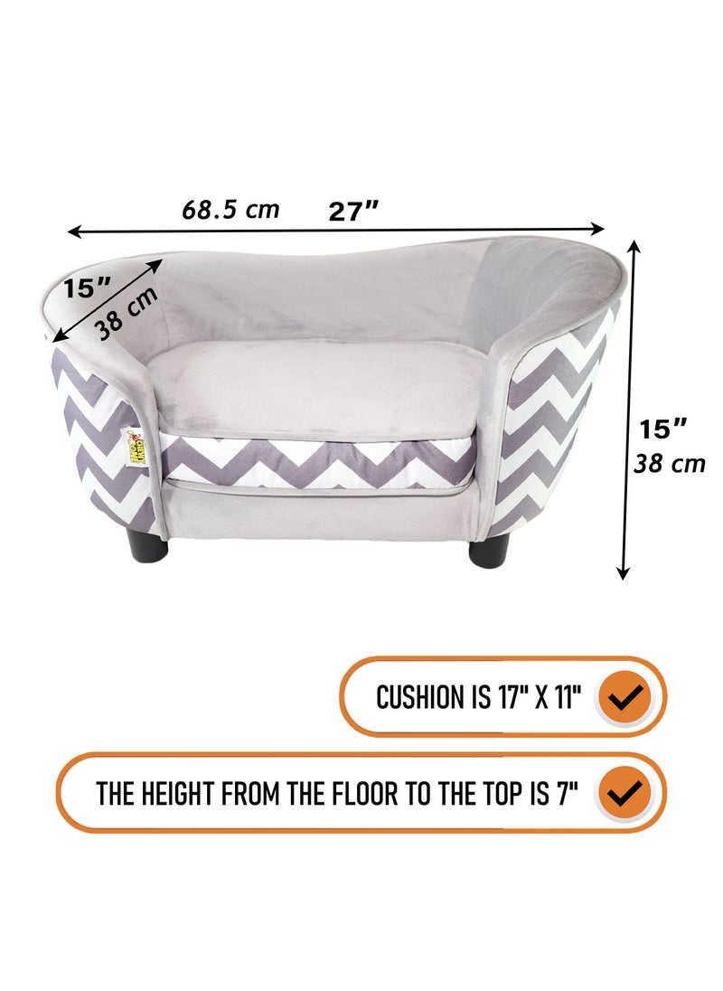 CHEWY BONE - Cat Bed For Indoor Cats soft elevated Indoor pet Luxury Sofa for Large Cats Small Cats and Kittens - Image 1