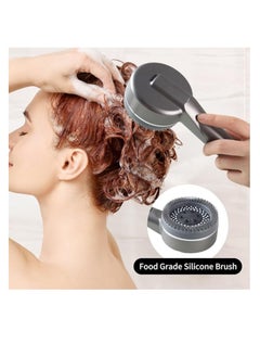 OUYoo OUYoo Filtered Shower Head with Handheld, High Pressure Shower Heads with Scalp Massager Shampoo Brush for Skin & Hair Care, Filtered Shower Head with Handheld Sprayer Soften Hard Water High Pressure Handheld Shower Head  4 Modes Water Saving Filter, Pause Switch, Luxury Gray Showerhead for Healthier Bathing Experience.  - Image 4