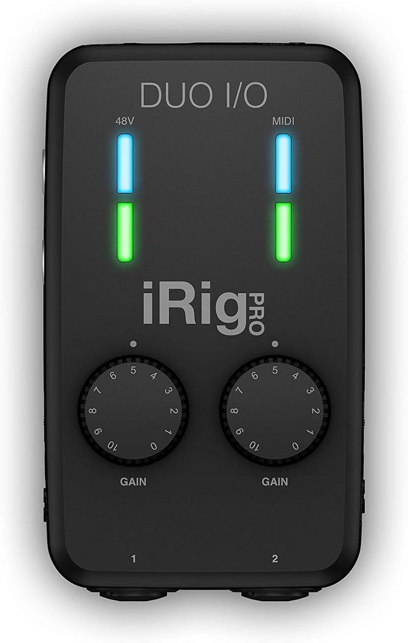 IK Multimedia iRig Pro Duo I/O - Mobile 2-Channel Audio/MIDI Interface - Image 2