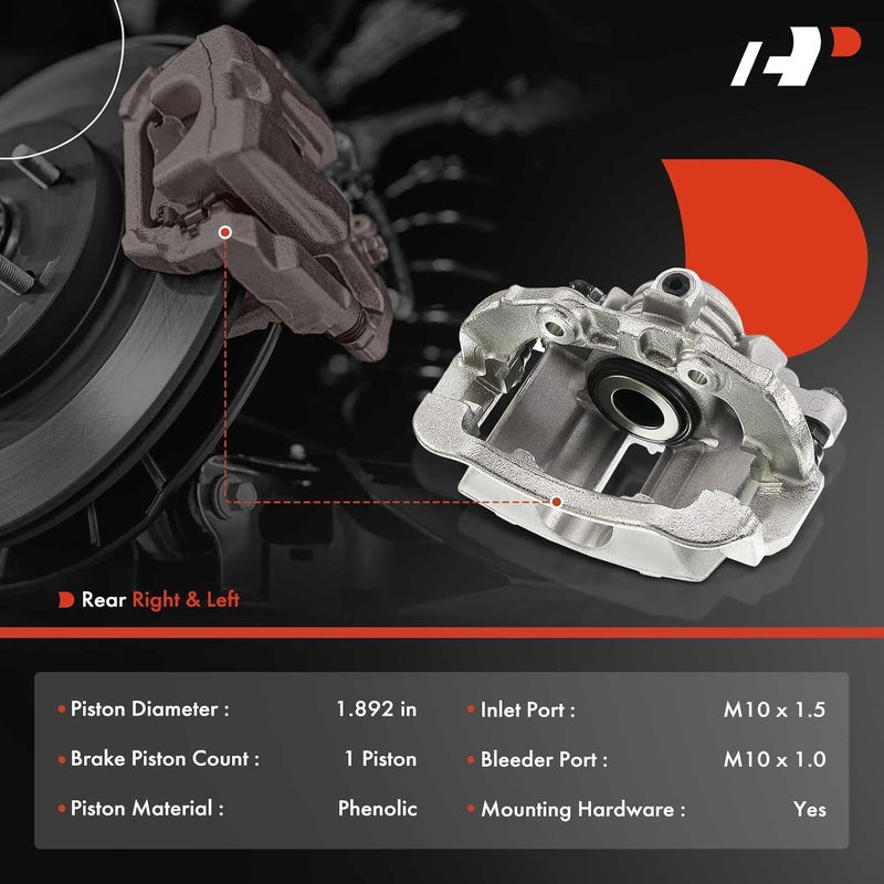 A-Premium Brake Caliper Assembly for Chevrolet and GMC - Image 2