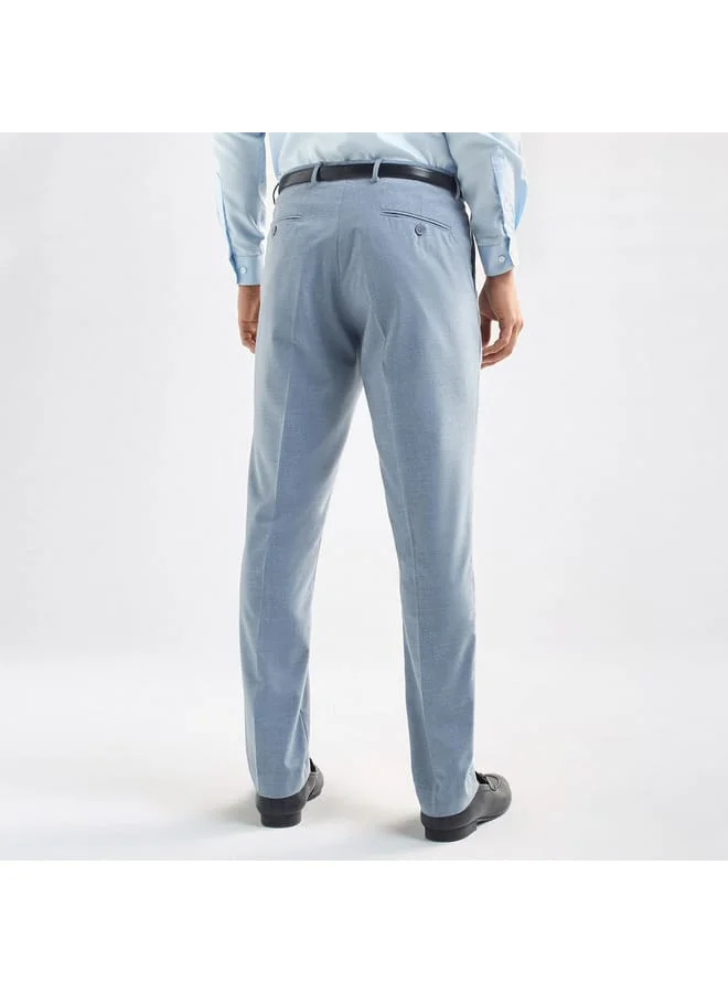 Splash FAV Regular Fit Flexi Waist Trousers with Pockets