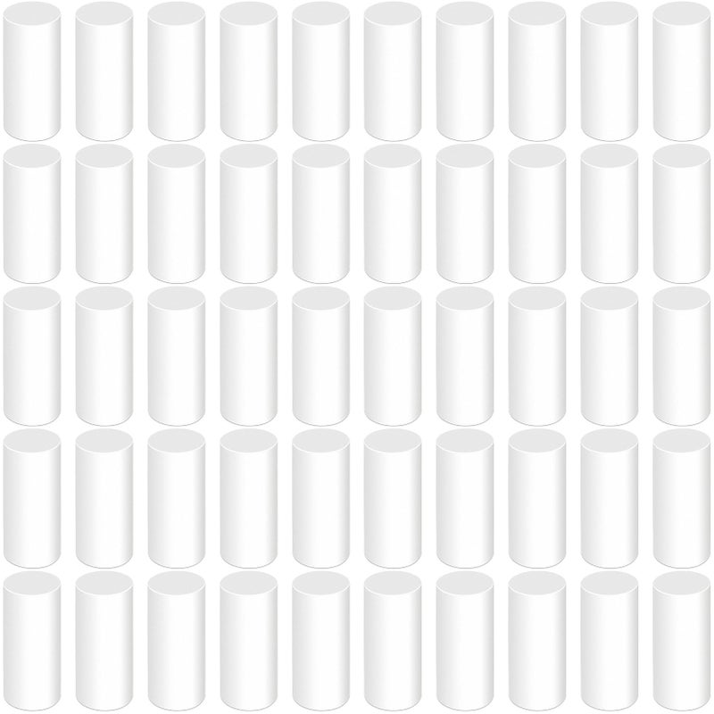 Lekgavd 50 Pcs Mechanical Pencil Eraser Refills, White Refill Erasers for Propelling Pencils, Universal Traceless Eraser Replacement for Office Notebook Drafting - Image 1