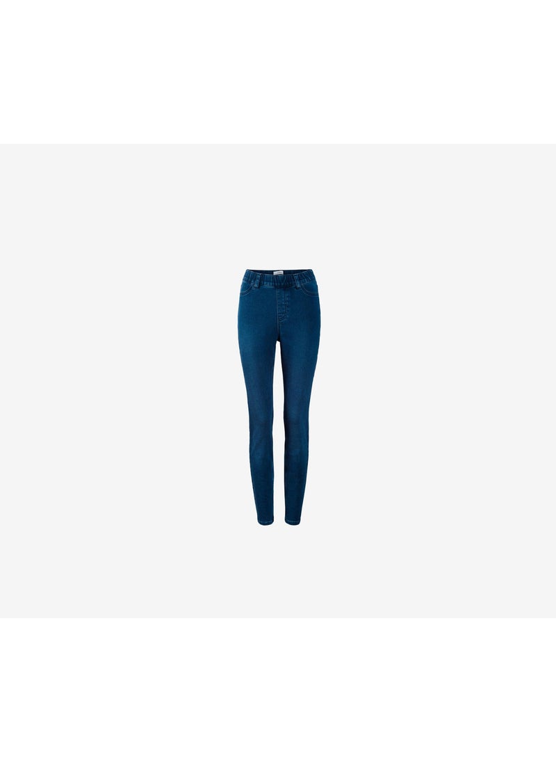 Tchibo Women Regular Fit Washed Non Stretchable Jeans, Blue  - Image 2