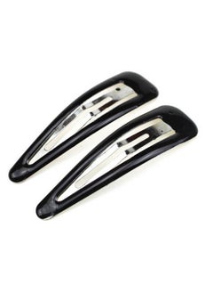 Suoirblss 40Pcs Women Large Black Bb Clip Scrub Side Clip Plastic Coated Metal Hair Clips About 6.7Cm (2.6 '')  - Image 3
