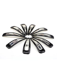Suoirblss 40Pcs Women Large Black Bb Clip Scrub Side Clip Plastic Coated Metal Hair Clips About 6.7Cm (2.6 '')  - Image 5