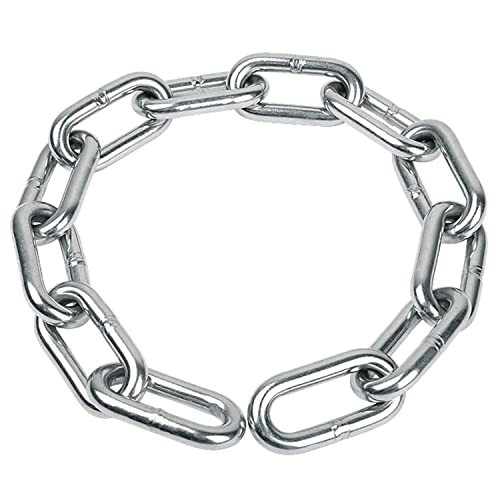 Metown Stainless Steel 304 Chain,Metown Stainless Steel Cable Heavy Duty Coil Chain 5m Length 5mm(3/16 inch) Thickness,Perfect for Anchor Chain, Pet Dog Chain, Camping, Clothes Hanging(5mm,5) - Image 2