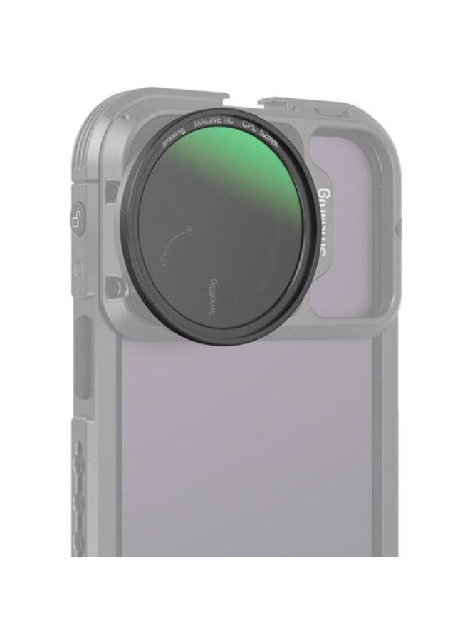 SMALLRIG SmallRig MagEase Magnetic CPL Filter (52mm) 4216  - Image 2