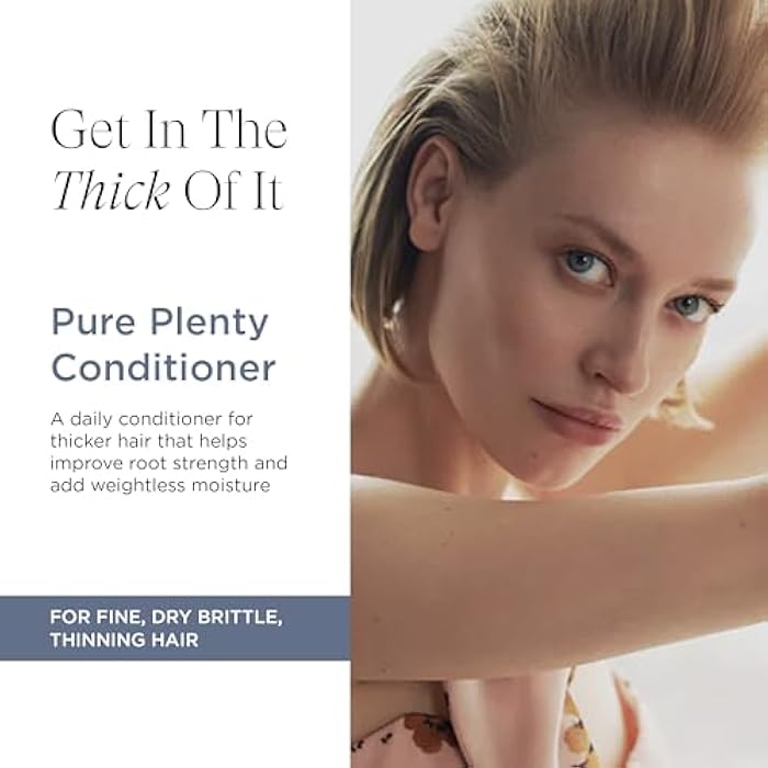 Intelligent Nutrients Pure Plenty Conditioner Boosts Volume and Shine for Fine, Thinning Hair, Organic Replenishing Formula, Vegan, 8.5 Oz - Image 2