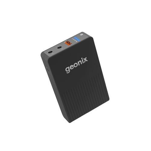 Geonix Trot R7 Mini UPS |Backup Upto 6 Hrs|2x2000 mAh Battery |Supports DC Port(12V/2A,9V/2A), USB (5V/2A) Output |Power Backup for Wi-Fi Routers, CCTV Camera, Cordless Phone, Modem (Black) - Image 1