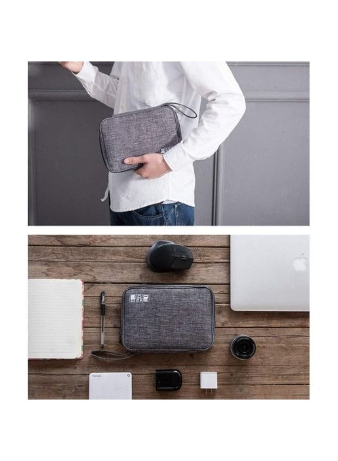 Electronics Accessories Organizer Bag, Travel Cable Organizer Bag, Universal Travel Gadget Bag for USB Cable, SD Card, Hard Drive, Charger - Image 3