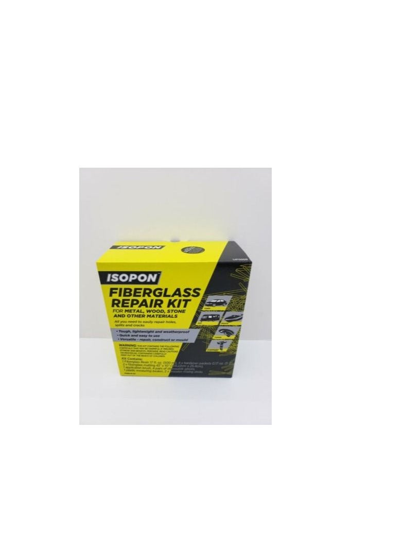 RACO - Isopon Fiberglass Repair Kit Upon Glass Fiber Kit S Size - Image 1