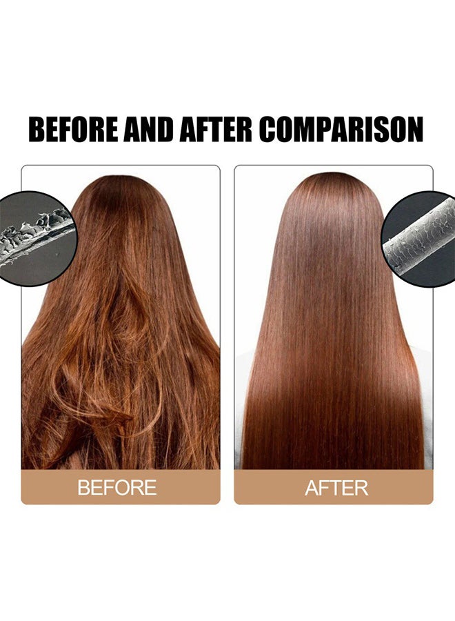 إيلهو قناع الشعر بالكيراتين بجوز EELHOE، قناع الشعر المغذي الذي ينعم ويرطب ويصلح ويصلح الشعر المجعد والجاف. - Image 2