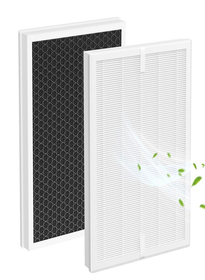 إيزينجو عبوة من فلترين A7 و E-400 لجهاز تنقية الهواء VEWIOR ClearAir-A7 وجهاز تنقية الهواء AromaRoom H14 E-400، فلتر H14 True HEPA وفلتر كربون نشط عالي الكفاءة، بديل للجزء رقم PF001#APVEC07-P1 - Image 1