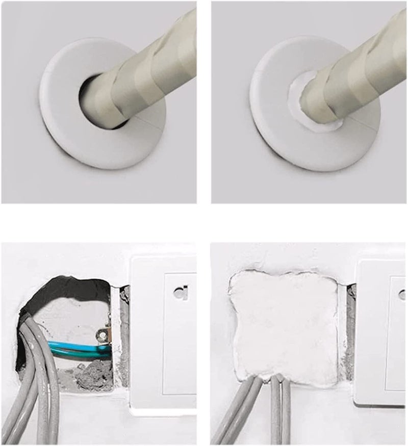 AGREON 4Pcs New Type Waterproof Repair Sealing Clay, Quick Mending Mud for Pipe Connection, Wall Hole, Air Conditioning Holes (30g) - Image 3