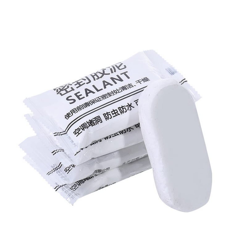 AGREON 4Pcs New Type Waterproof Repair Sealing Clay, Quick Mending Mud for Pipe Connection, Wall Hole, Air Conditioning Holes (30g) - Image 2