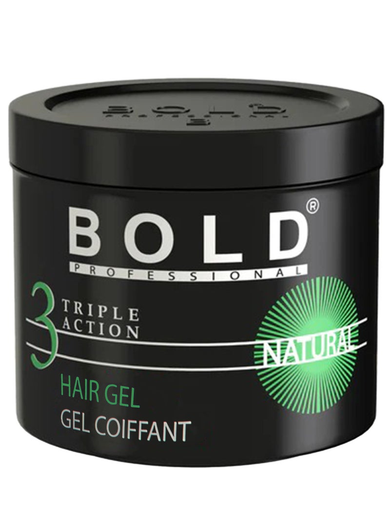 Bold hair gel Natural 500 ml